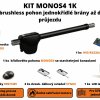 KIT MONOS4 1K - sada brushless pohon jednokřídlé brány až do 4 m průjezdu